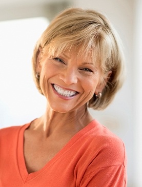 Smiling older woman